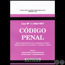 CDIGO PENAL - LEY N 1.160/1997 - Ao 2012